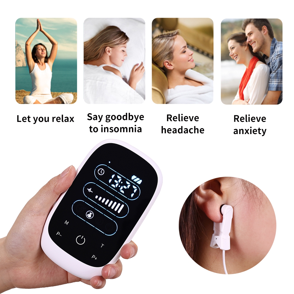 Stress Relief Sleep Aids Insomnia CES Therapy Anxiety Alpha Stim Electrotherapy for Depression cure Migraine