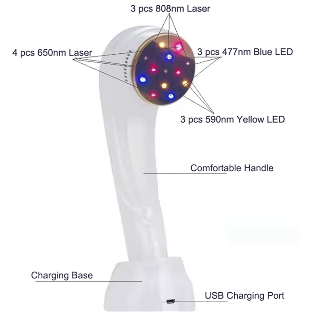 Pain Relief Tens Solution by Cold Laser 810nm With 650nm infrared Prostate Arthritis Knee Pain Gone