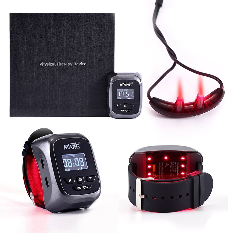 650nm Laser Therapy Watch Home Use High Blood Pressure Treatment for Stroke Prevention Diabetic Watch Weber Medical